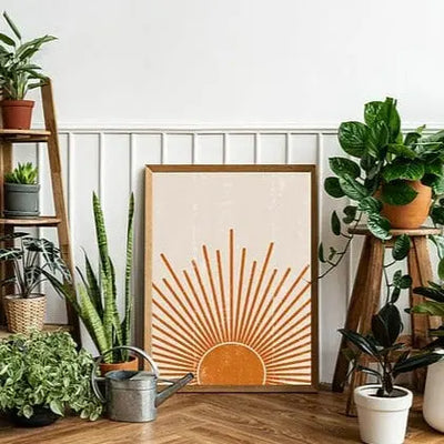Celiya Home Abstract Sun Wall Print - Migration Museum Shop