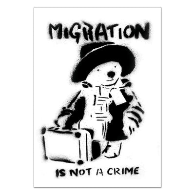 Print - Migration Is Not a Crime - A4 - Migration Museum Shop