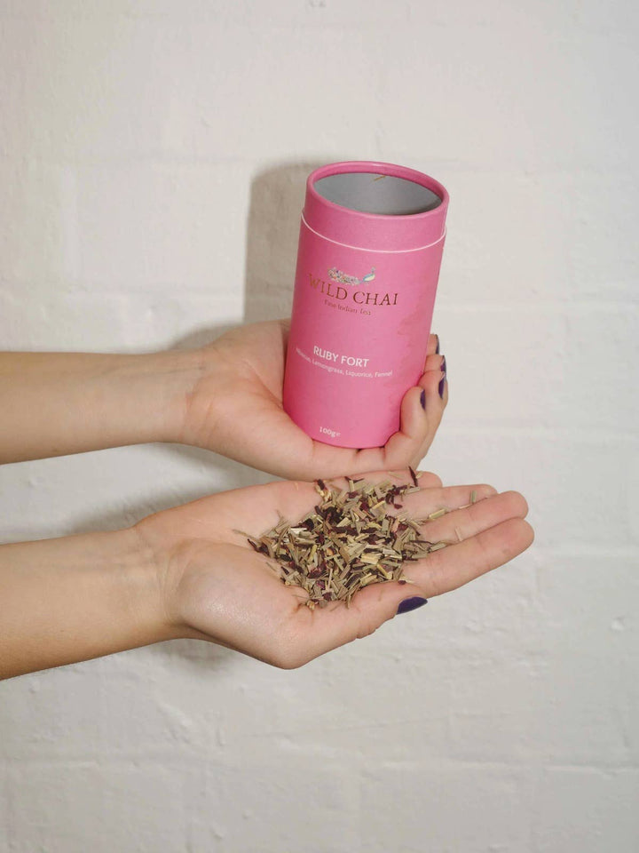 Wild Chai Ruby Fort - Herbal Hibiscus Tea