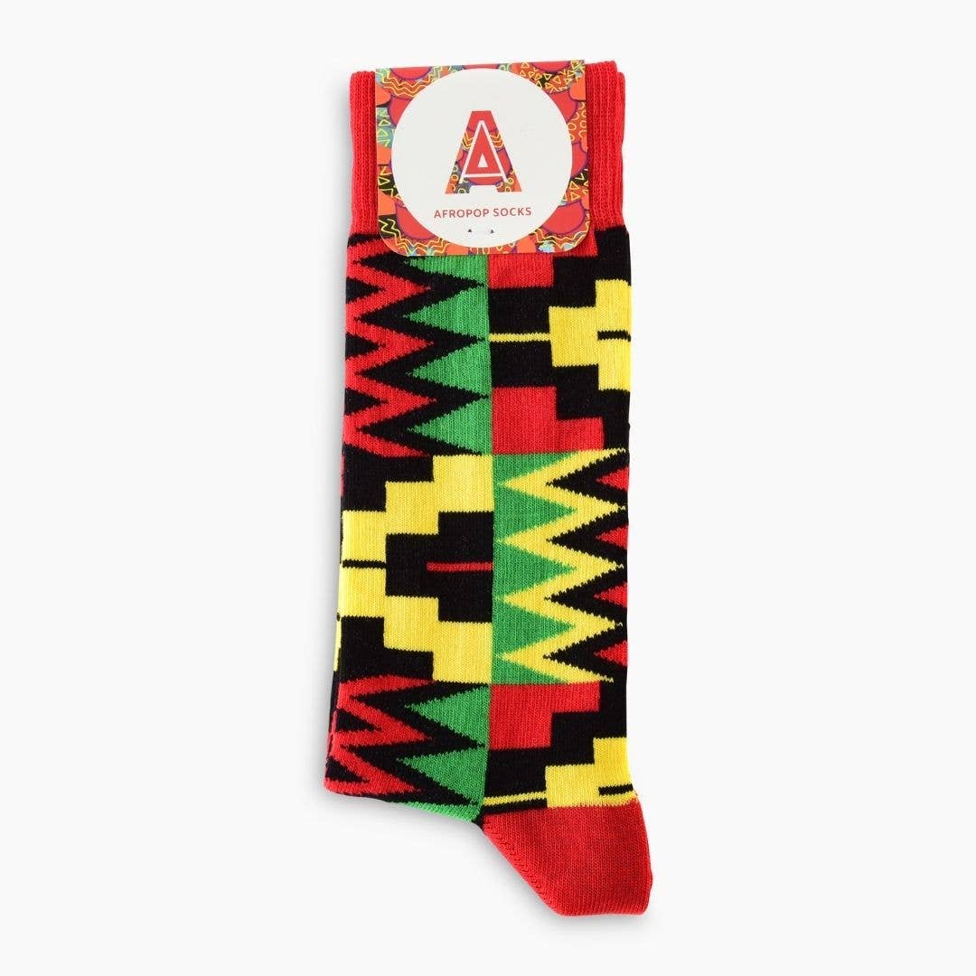 Afropop Freedom Socks Medium Afropop