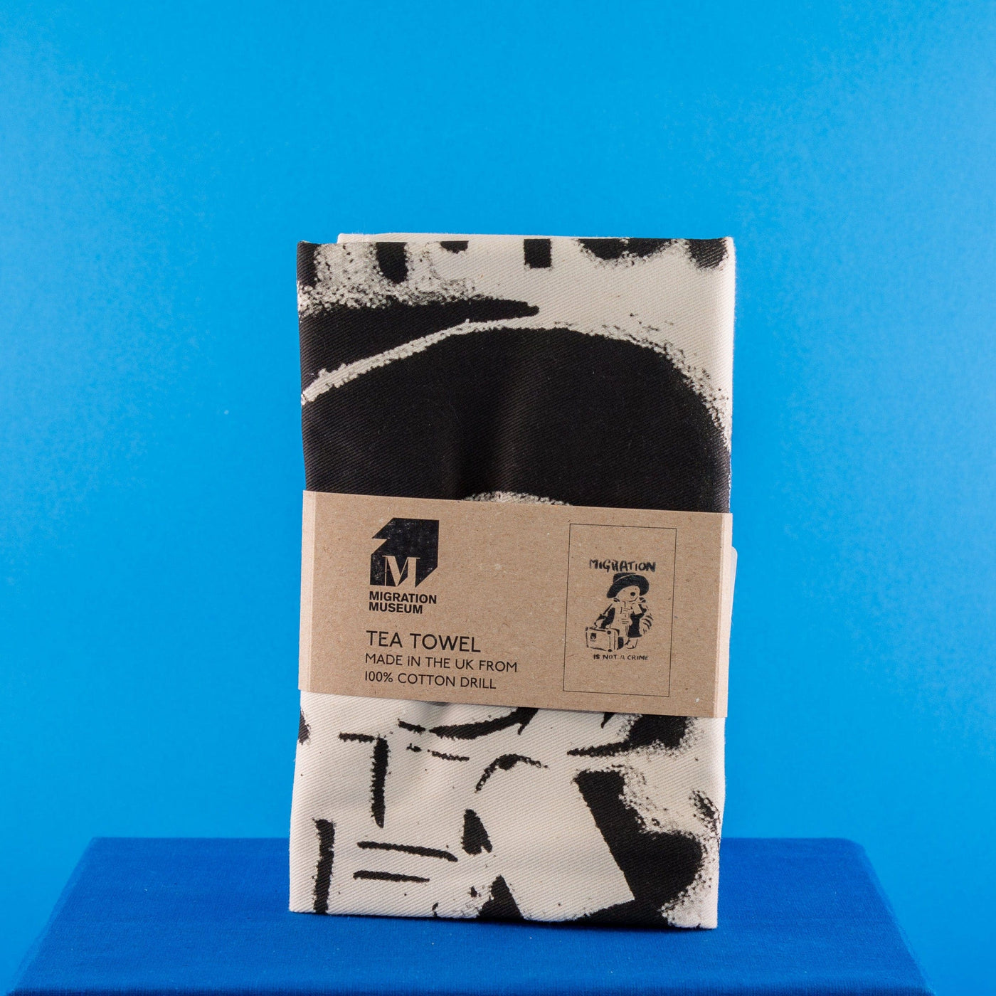 Migration Is Not a Crime Tea Towel