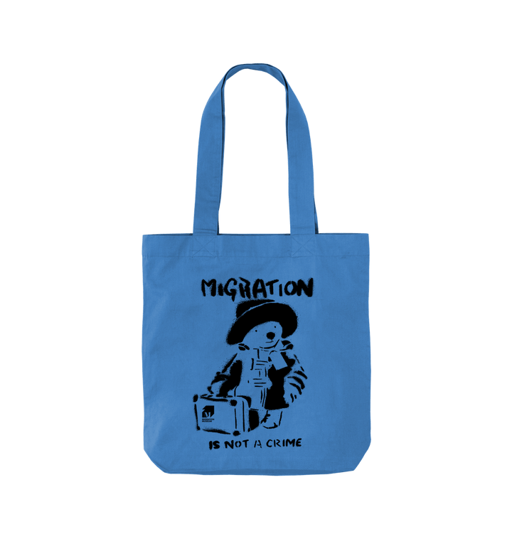 Cornflower Blue Printed Bag