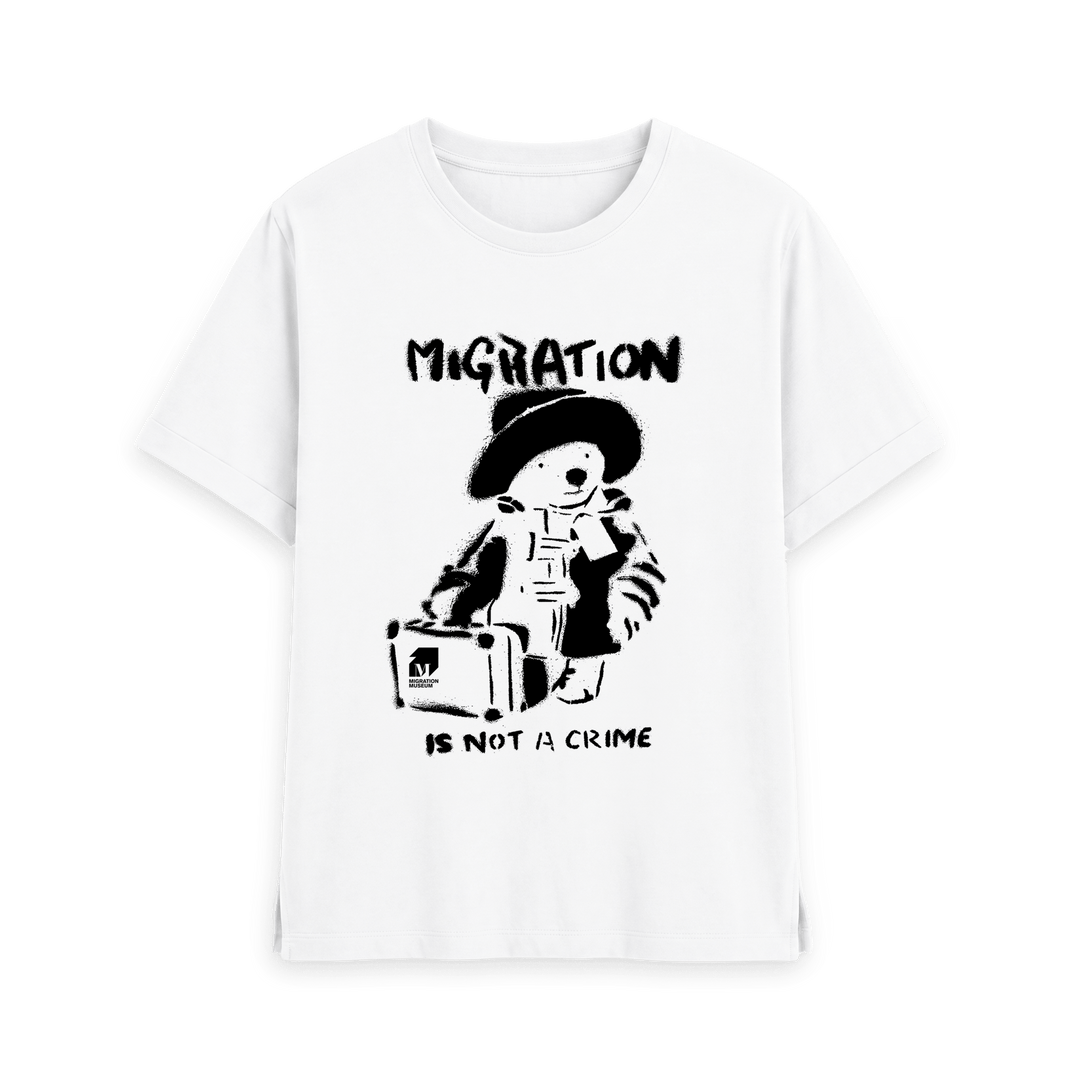White Printed T-shirt Front