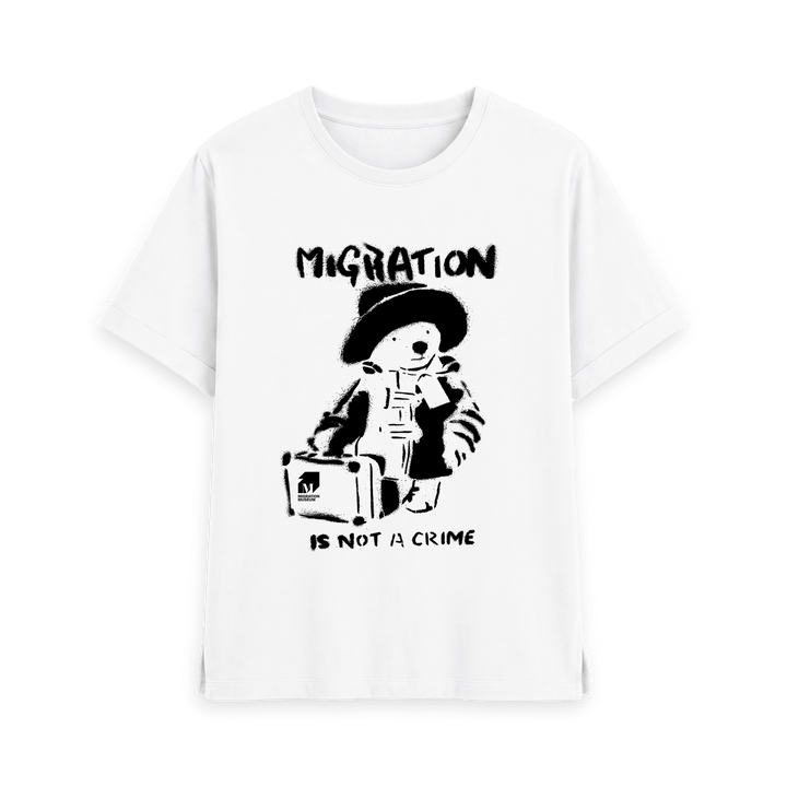 White Printed T-shirt Front