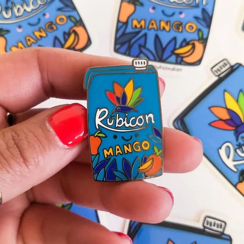 Rubicon Mango Enamel Pin The Playful Indian