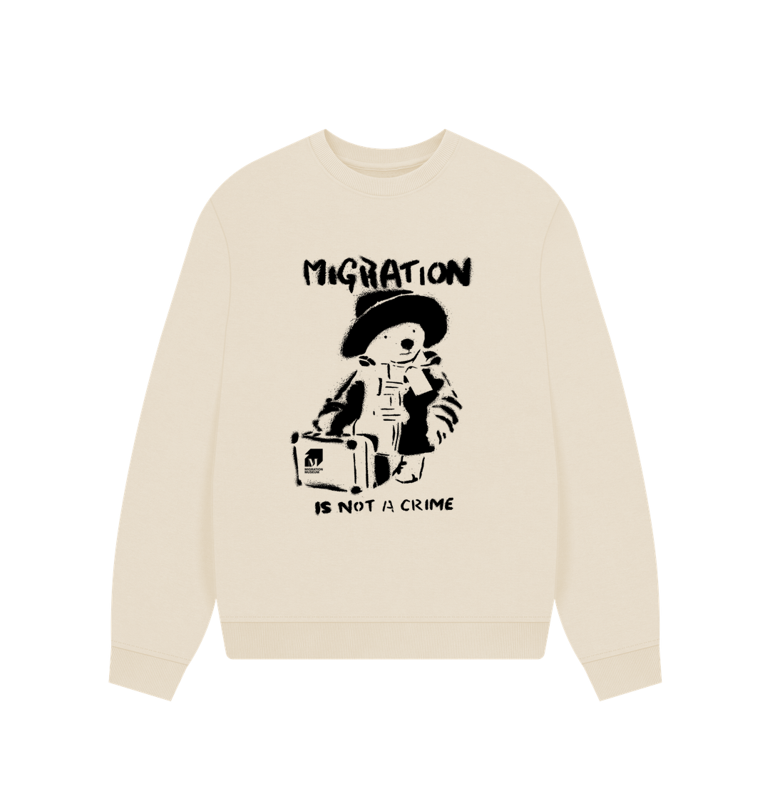 Oat Printed Sweater Front