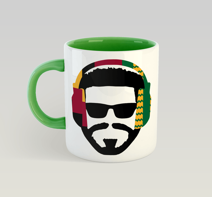 Music Man (Kente) Mug: Red
