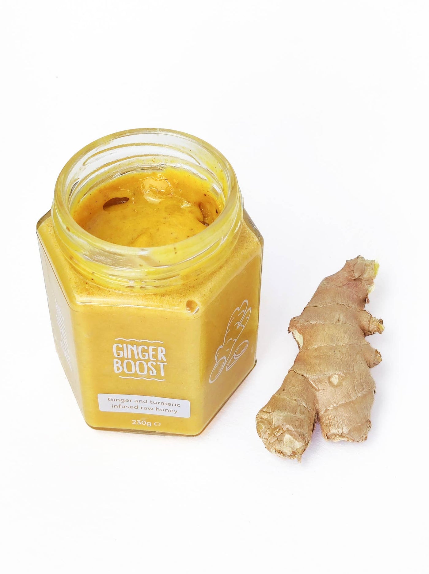 Ginger Boost Honey - Superfood blend with ginger &  turmeric BeeHype