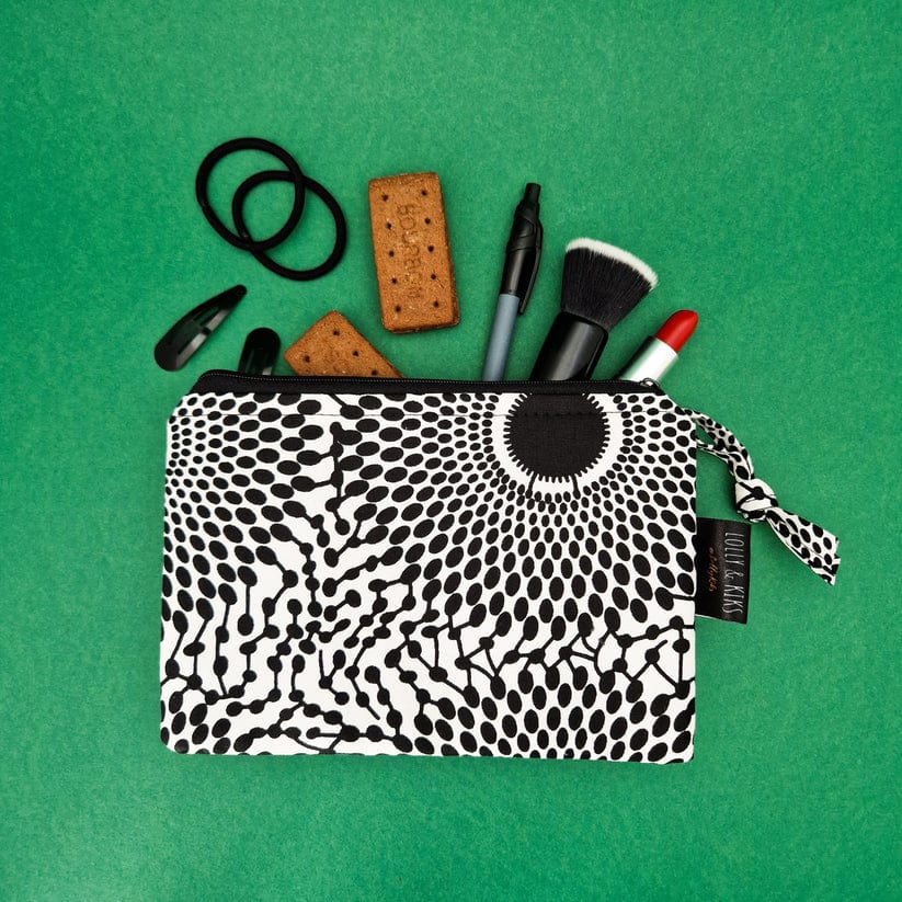 Lolly & Kiks African Print Zip Pouch Lolly & Kiks