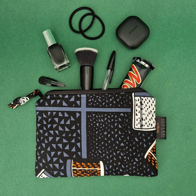 Lolly & Kiks African Print Zip Pouch