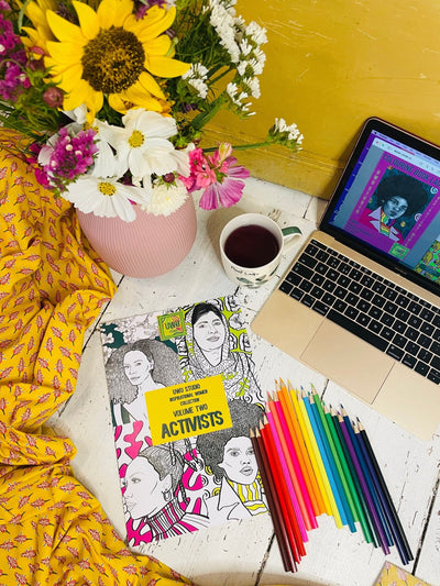 Inspirational Women Colouring Book by Uwu Studio - Activists