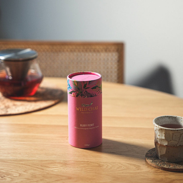 Wild Chai Ruby Fort - Herbal Hibiscus Tea