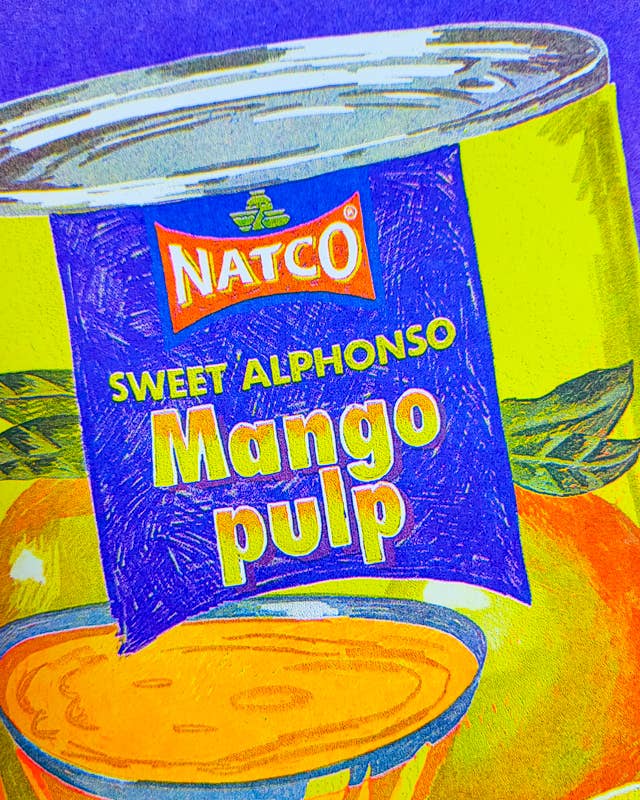 Mango Pulp - A5 Risograph Print