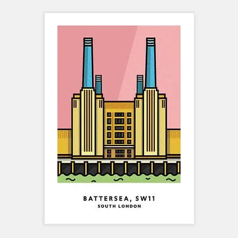 Chin Chin - Battersea Power Station SW11 Print A4 - Migration Museum Shop