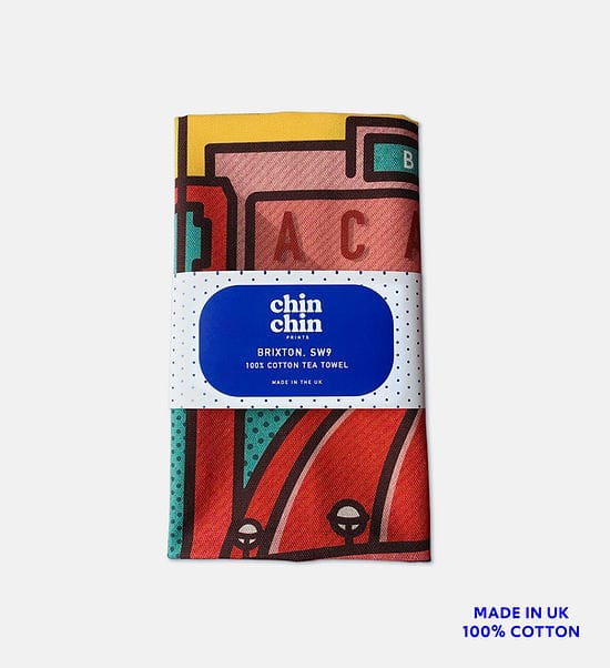 Chin Chin - Brixton Tea Towel