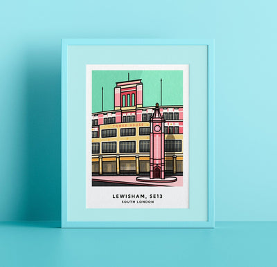 Chin Chin -  Lewisham SE13 Print A4