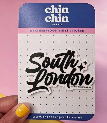 Chin Chin - South London Vinyl Sticker - Migration Museum Shop