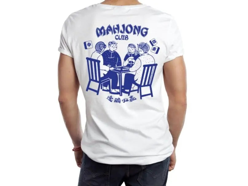 The Steam Room - T-Shirt: Mahjong Club NEW - Migration Museum Shop