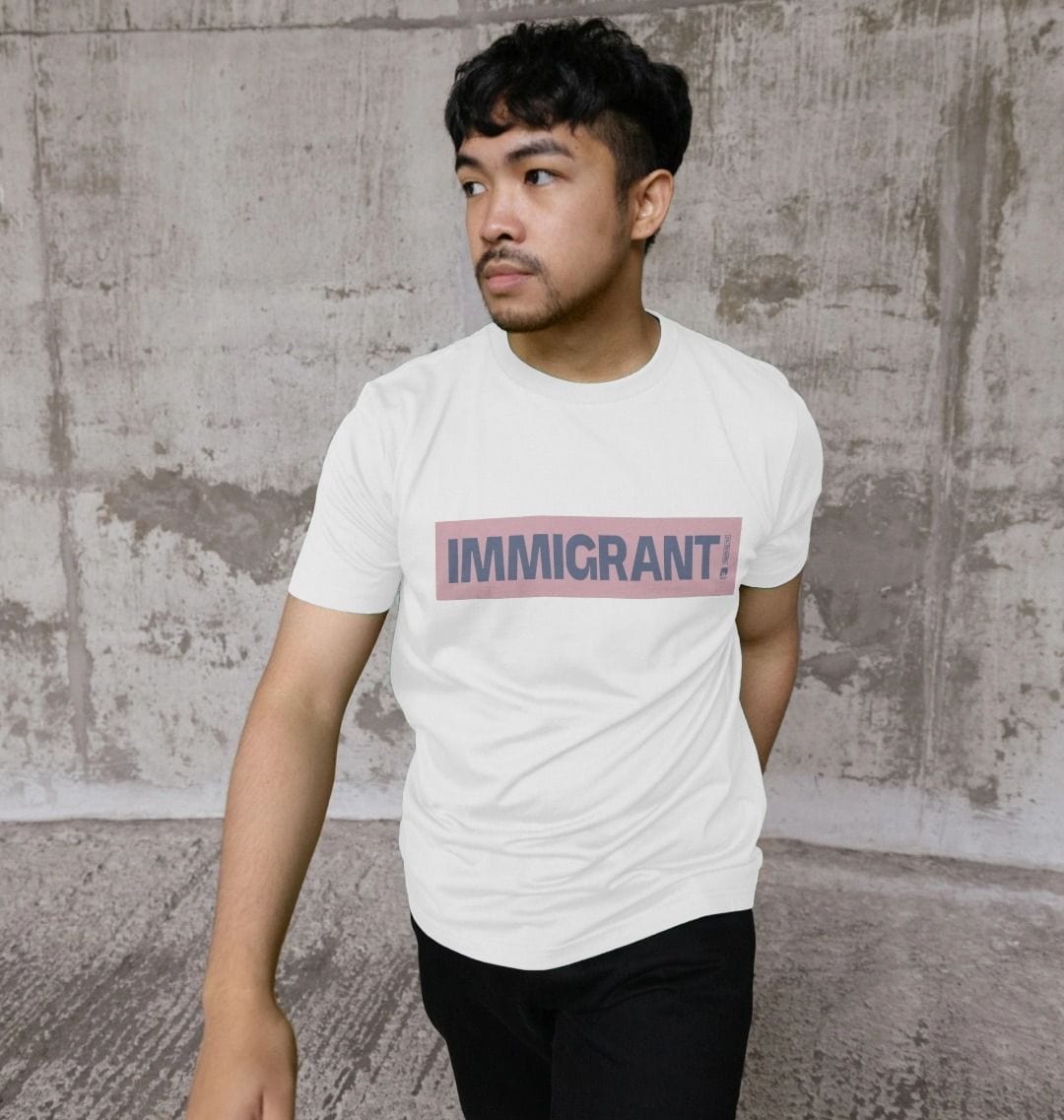 Immigrant Organic Cotton T-shirt by Nadina Ali