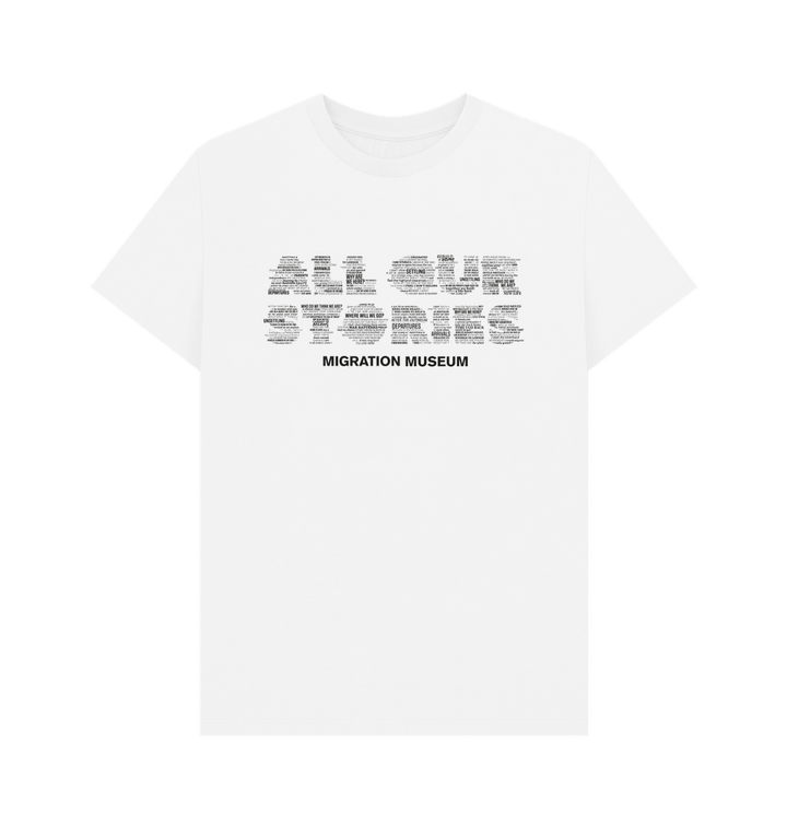 White AOS t-shirt tee