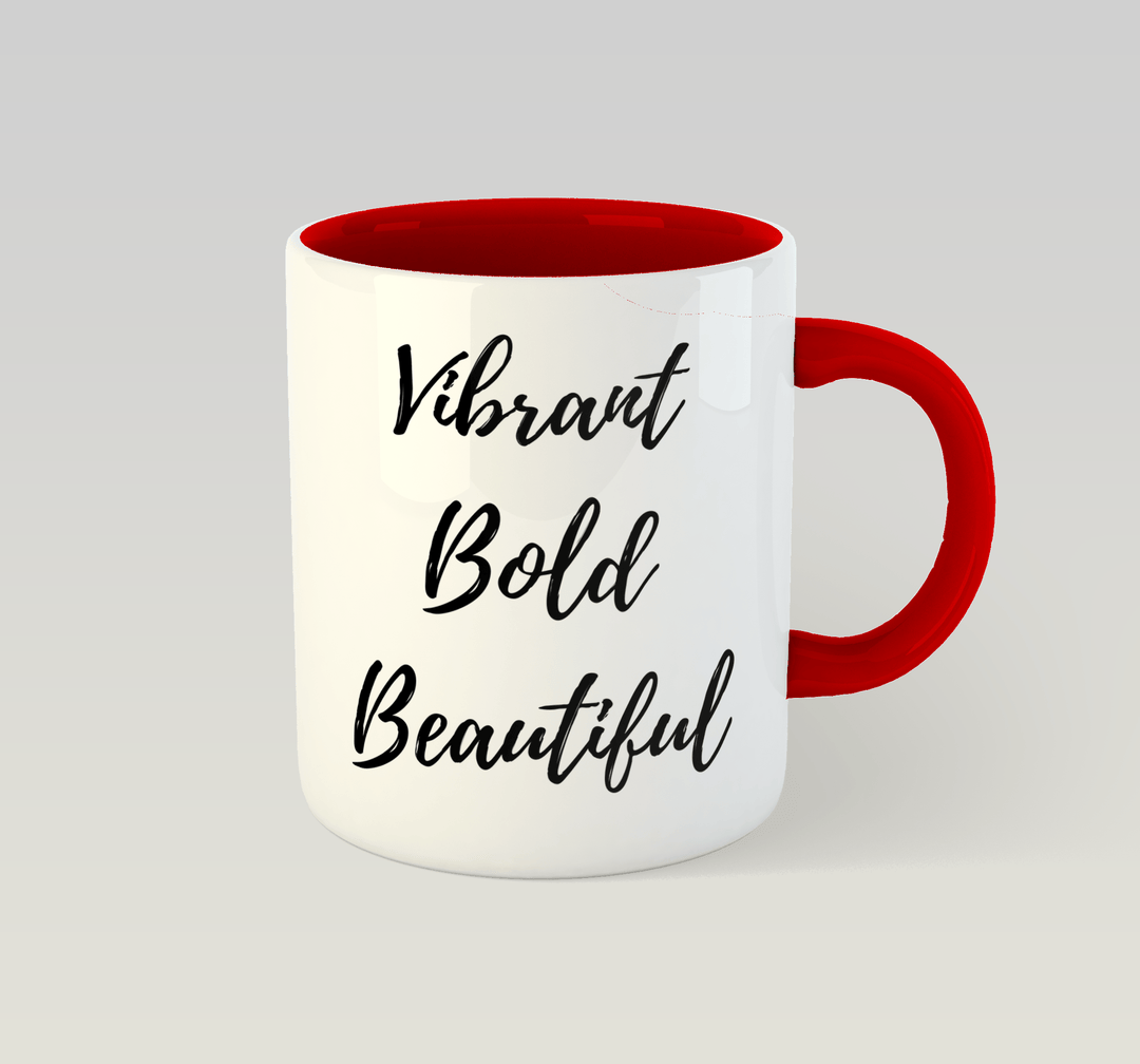 African Queen Mug (Swirls): Blue