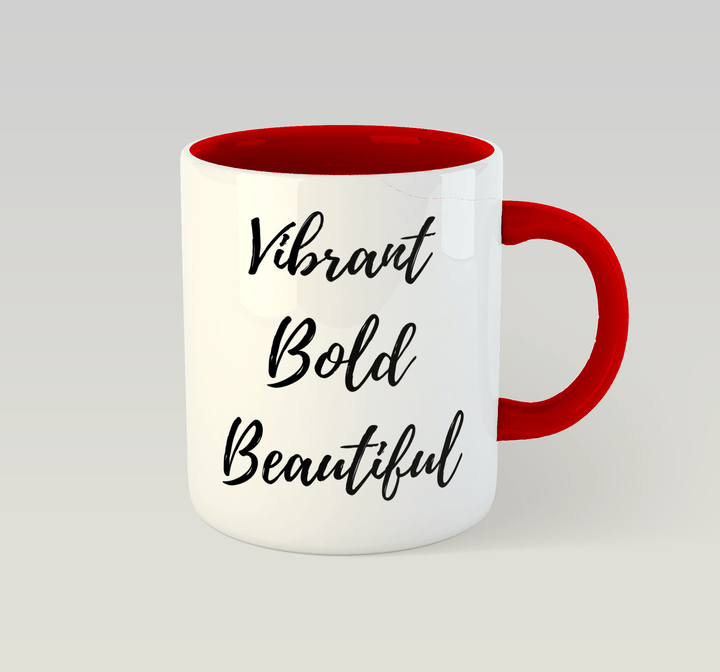 African Queen Mug (Swirls): Blue