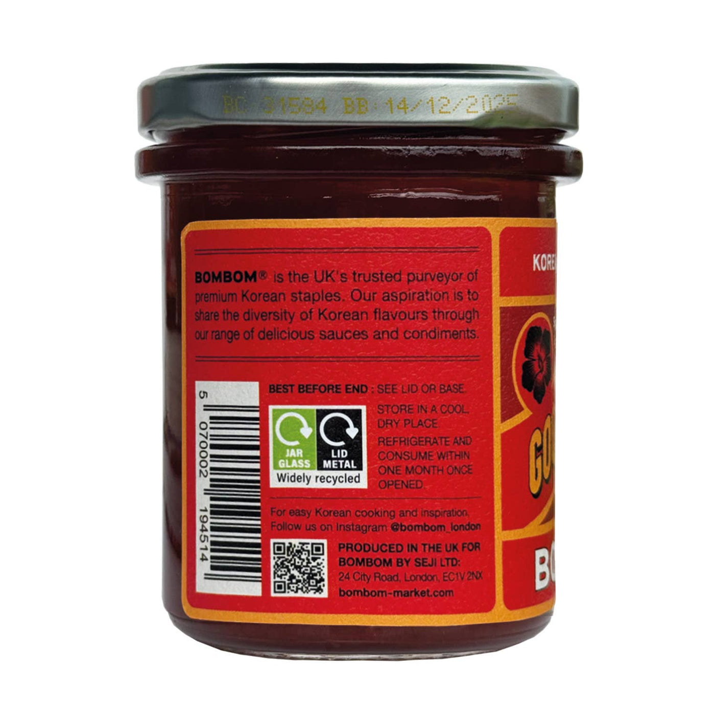 BOMBOM® Gochujang Sauce