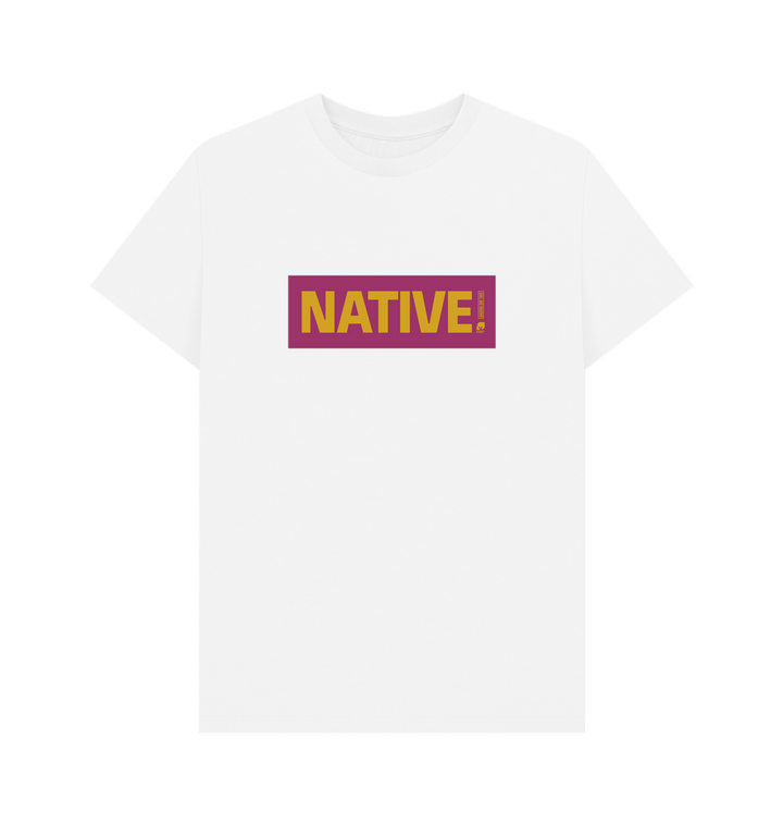 White Native Organic Cotton T-shirt by Nadina Ali