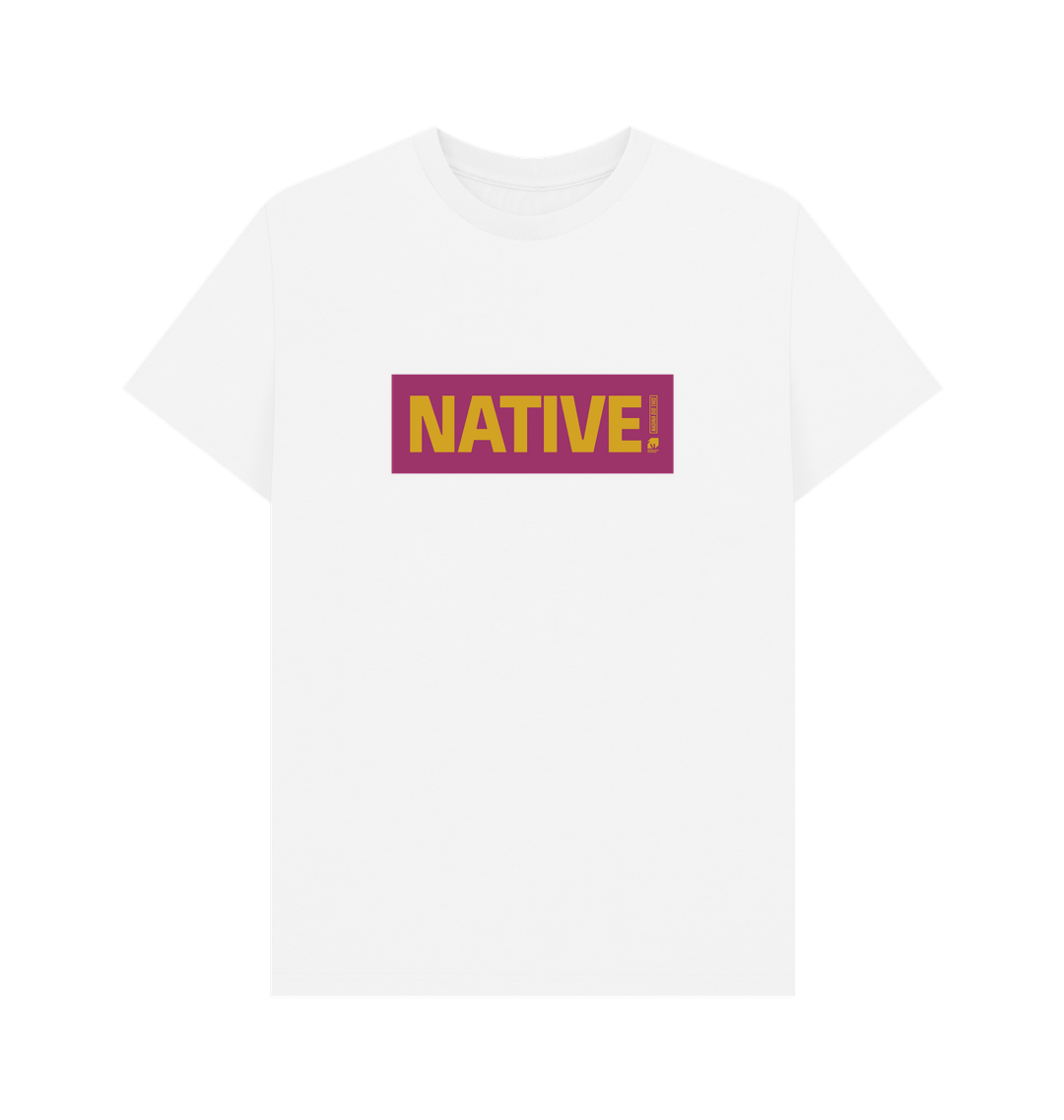 White Native Organic Cotton T-shirt by Nadina Ali