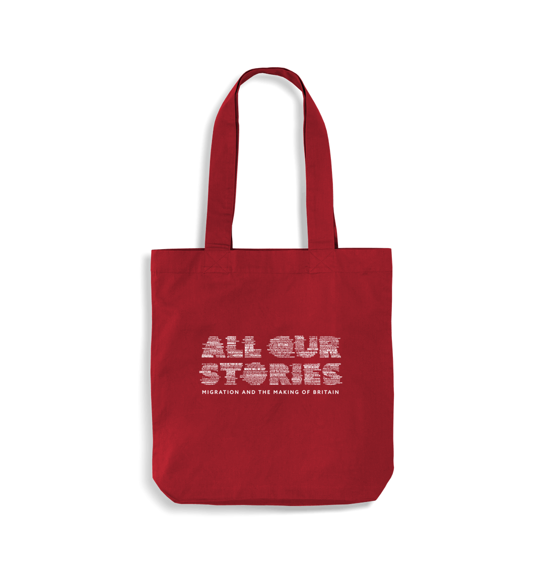 Classic Red All Our Stories Organic Tote Bag