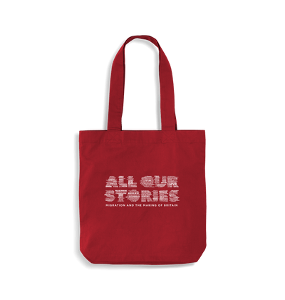 Classic Red All Our Stories Organic Tote Bag