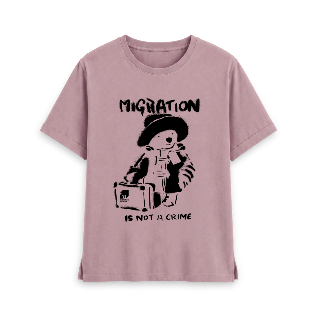 Mauve Printed T-shirt Front