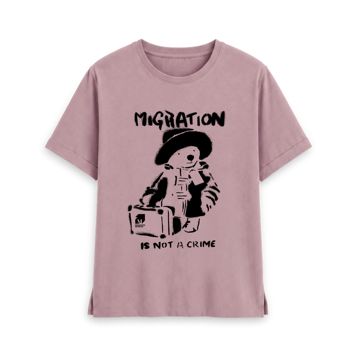 Mauve Printed T-shirt Front