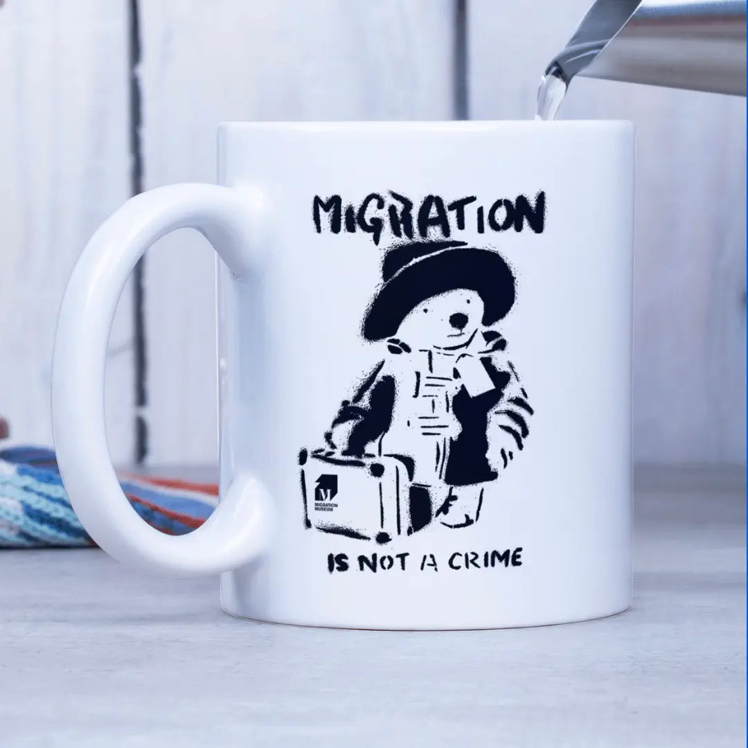 Mug - Migration Is Not a Crime - Migration Museum Shop