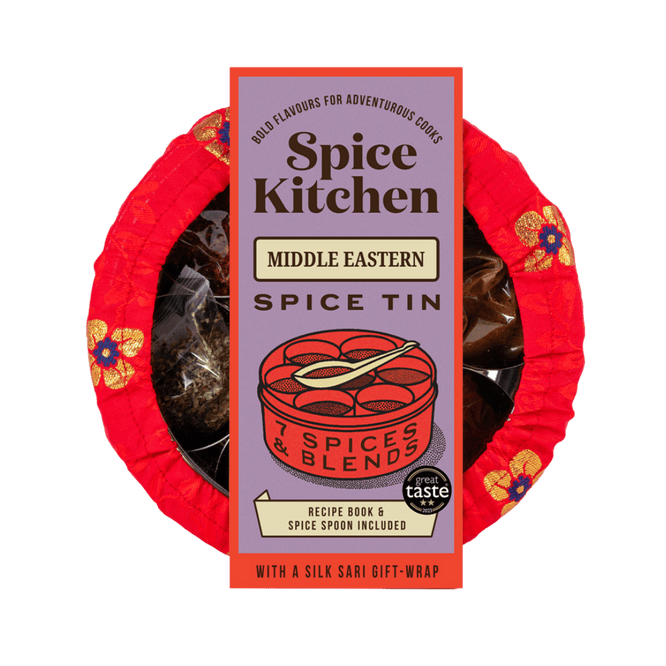 Spice Kitchen Middle Eastern Tin with Sari Wrap