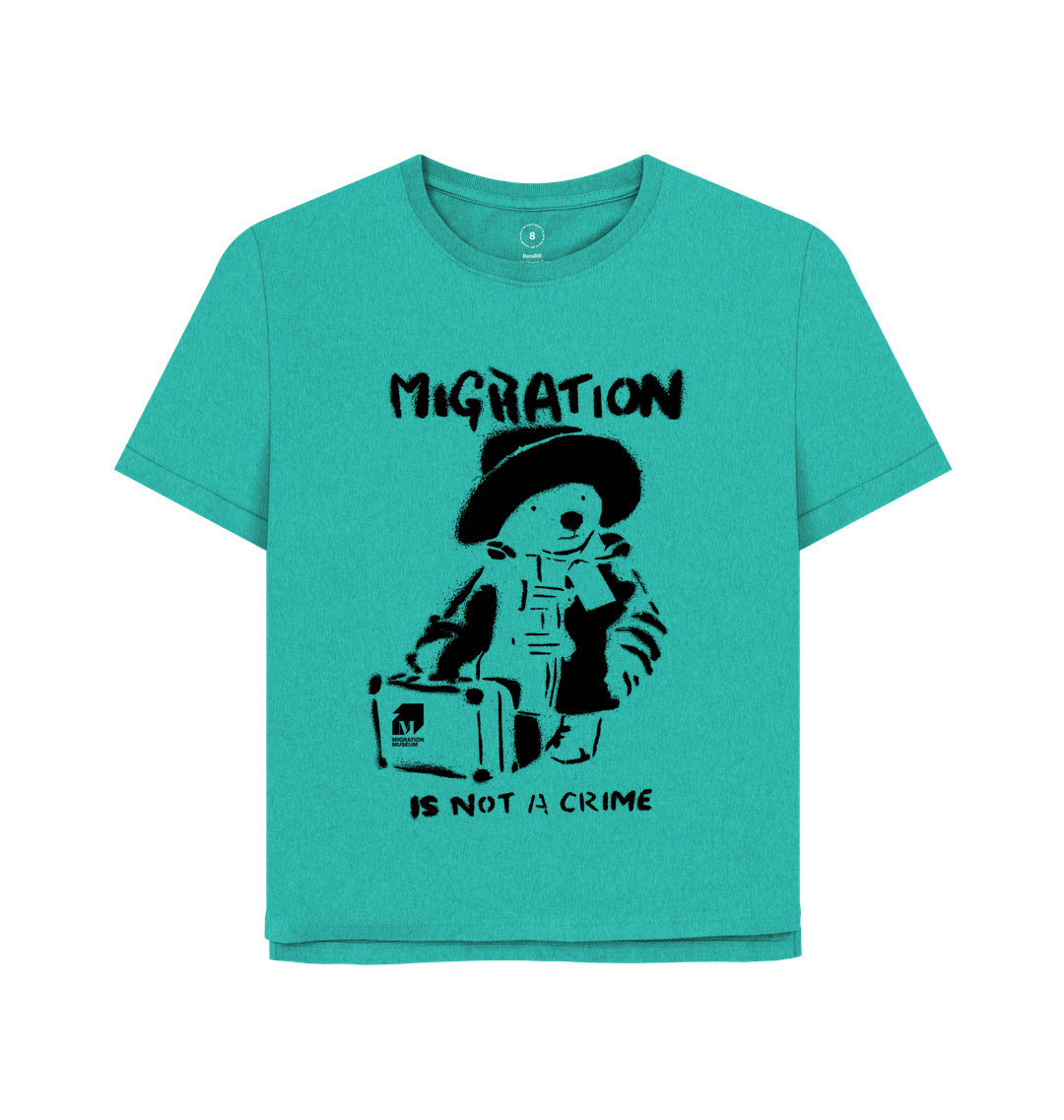 Seagrass Green Printed T-shirt Front