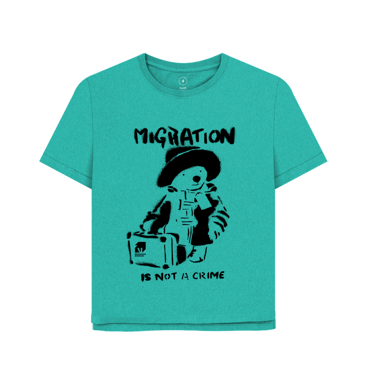 Seagrass Green Printed T-shirt Front