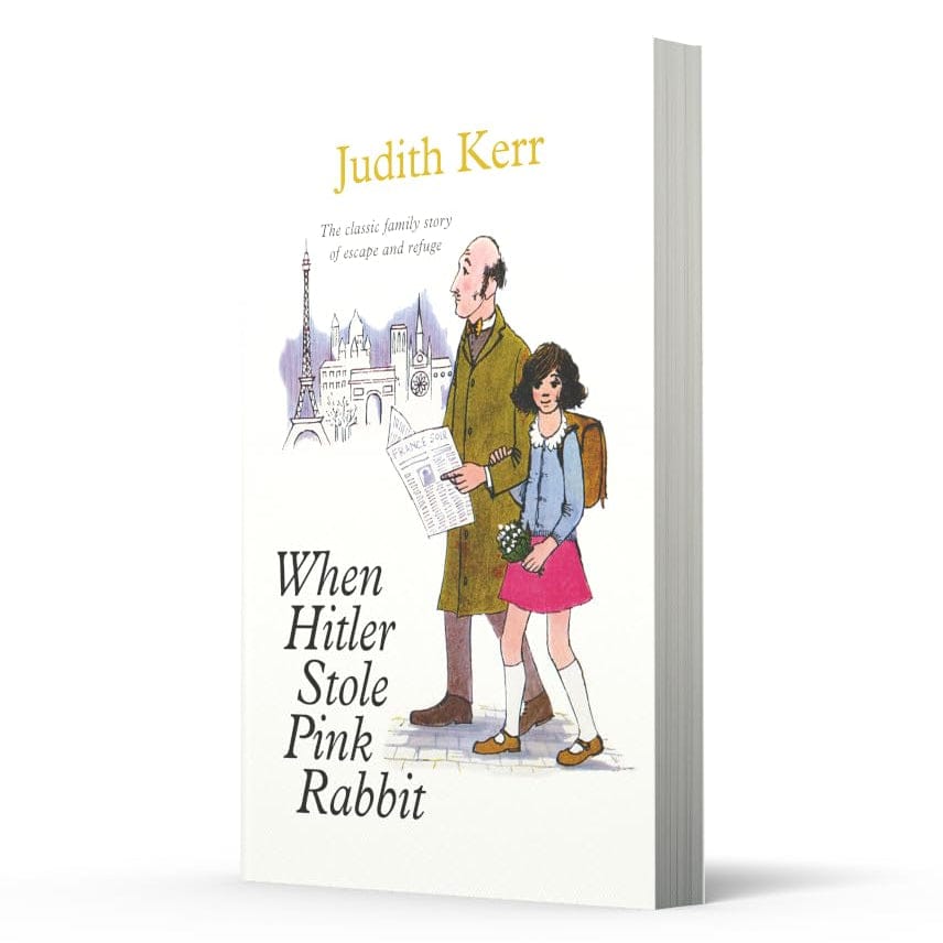 When Hitler Stole Pink Rabbit book on a white background