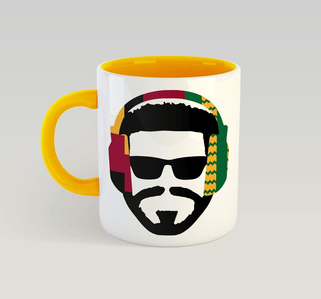 Music Man (Kente) Mug: Red