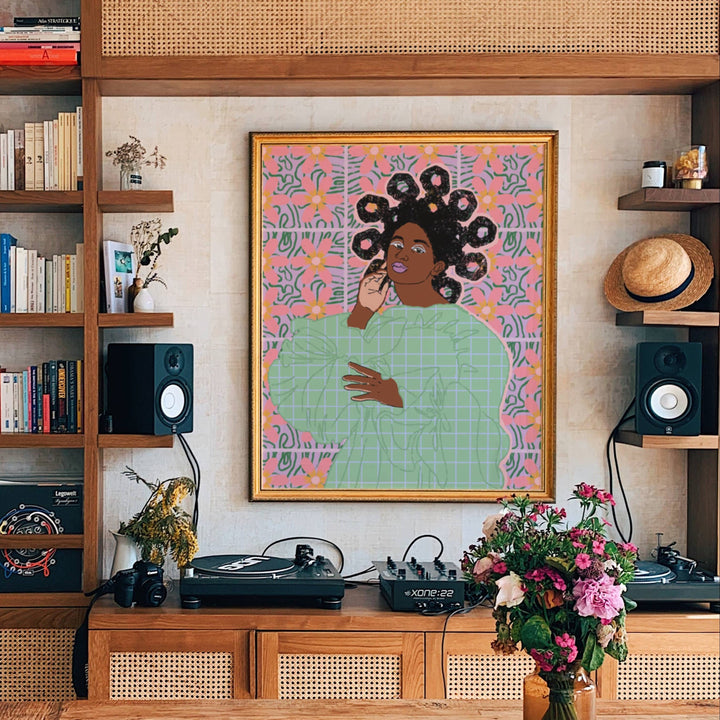 Ifeoluwa Art Print by Dorcas Creates A3