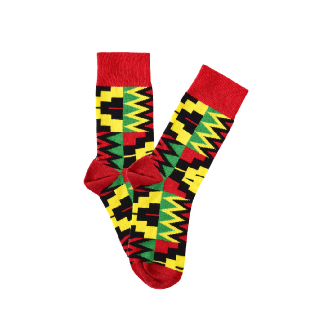 Afropop Freedom Socks: Large