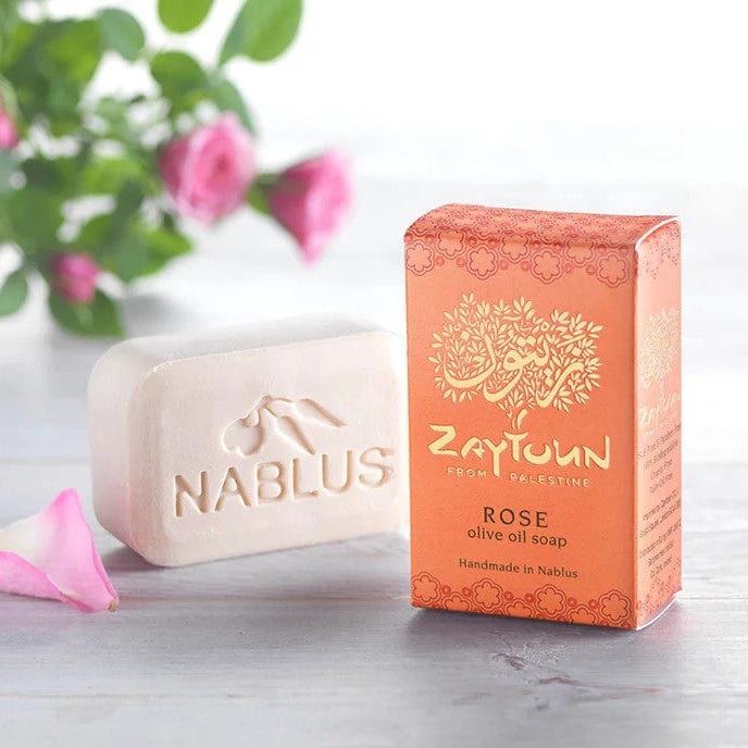 Zaytoun Rose Olive Oil Soap 100g