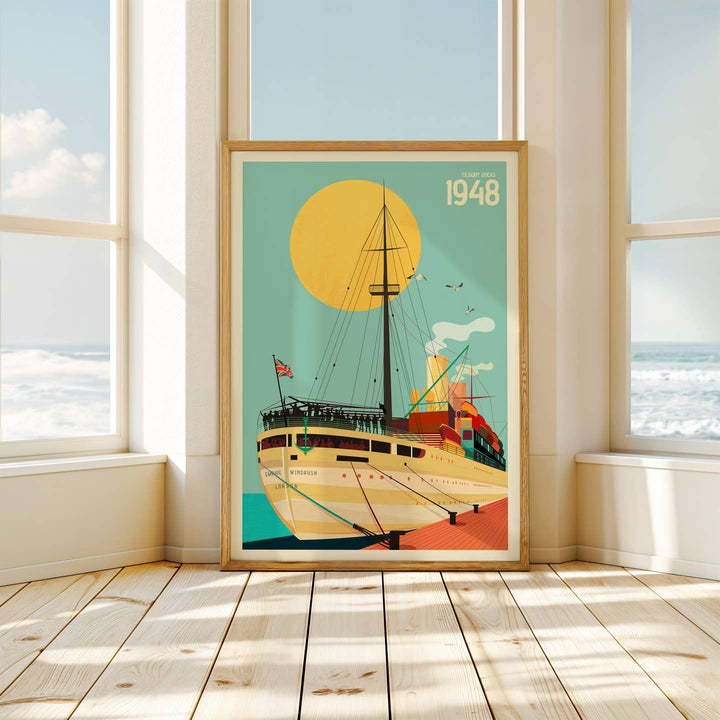 Empire Windrush Art Print