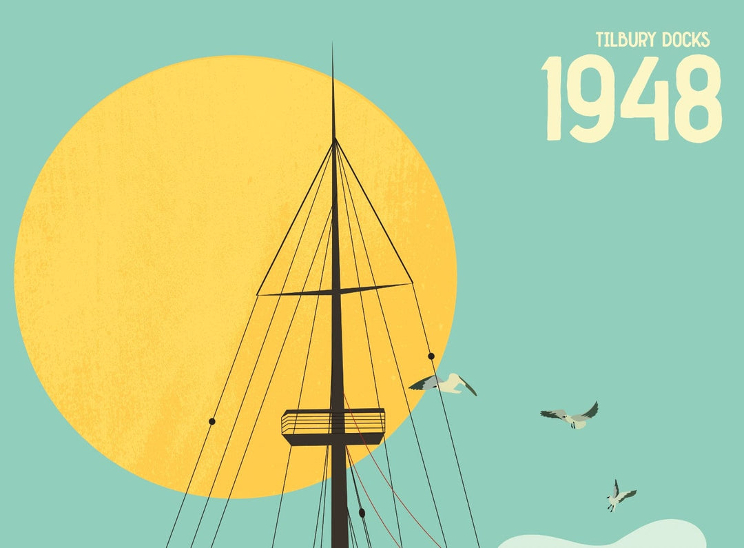 Empire Windrush Art Print