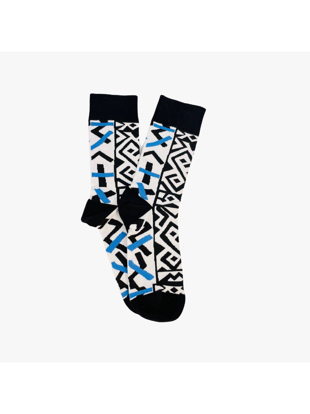 Afropop Kasai Black Socks - medium