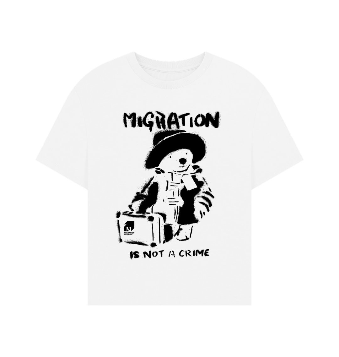 White Printed T-shirt Front