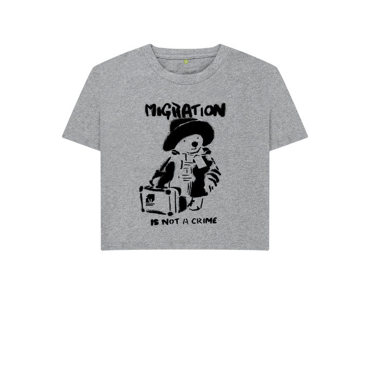 Athletic Grey Printed T-shirt Front