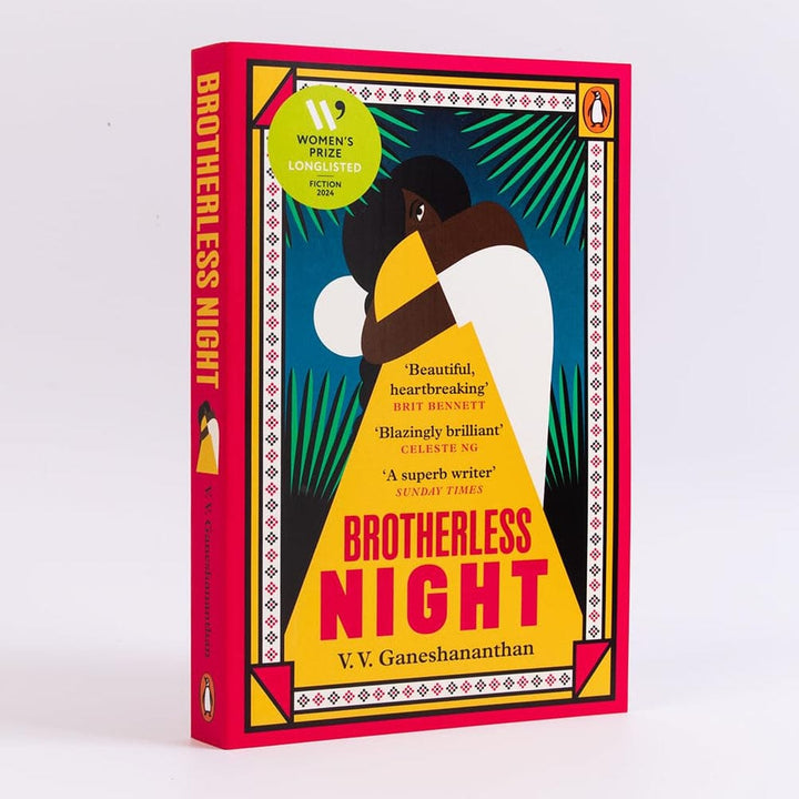 Book cover of 'Brotherless Night' by V.V. Ganeshanthan on a white background