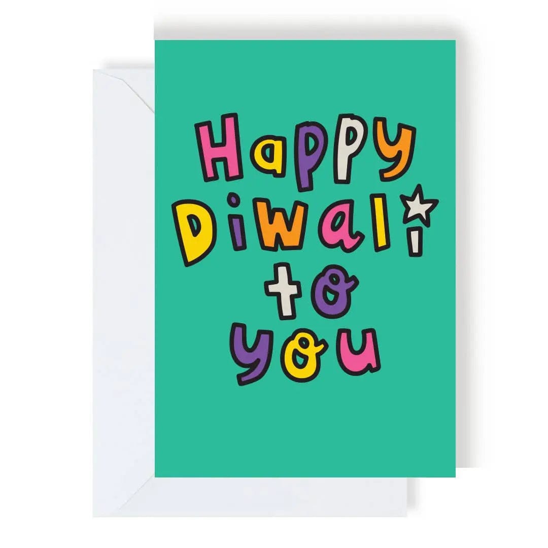 Happy Diwali To You Diwali Greeting Card - Migration Museum Shop