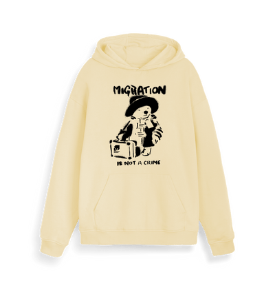 Butter Migration is Not a Crime Organic Hoodie - New